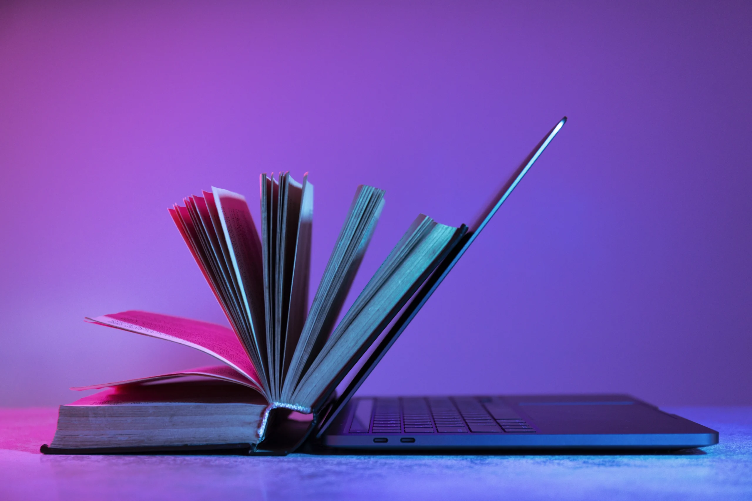 still life books versus technology